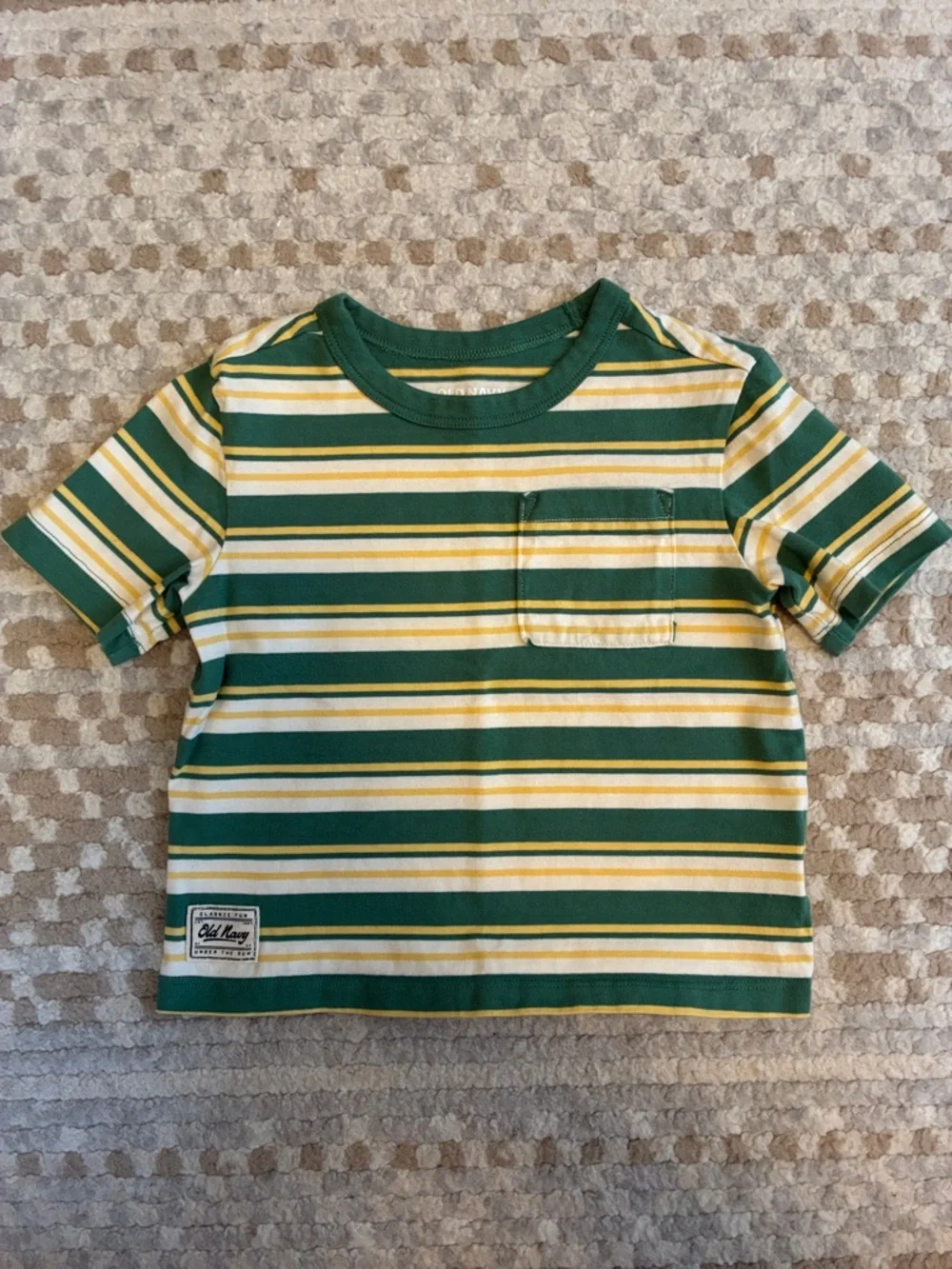 Old Navy Oversized Short Sleeve Pocket T-Shirt - 18-24 Months
